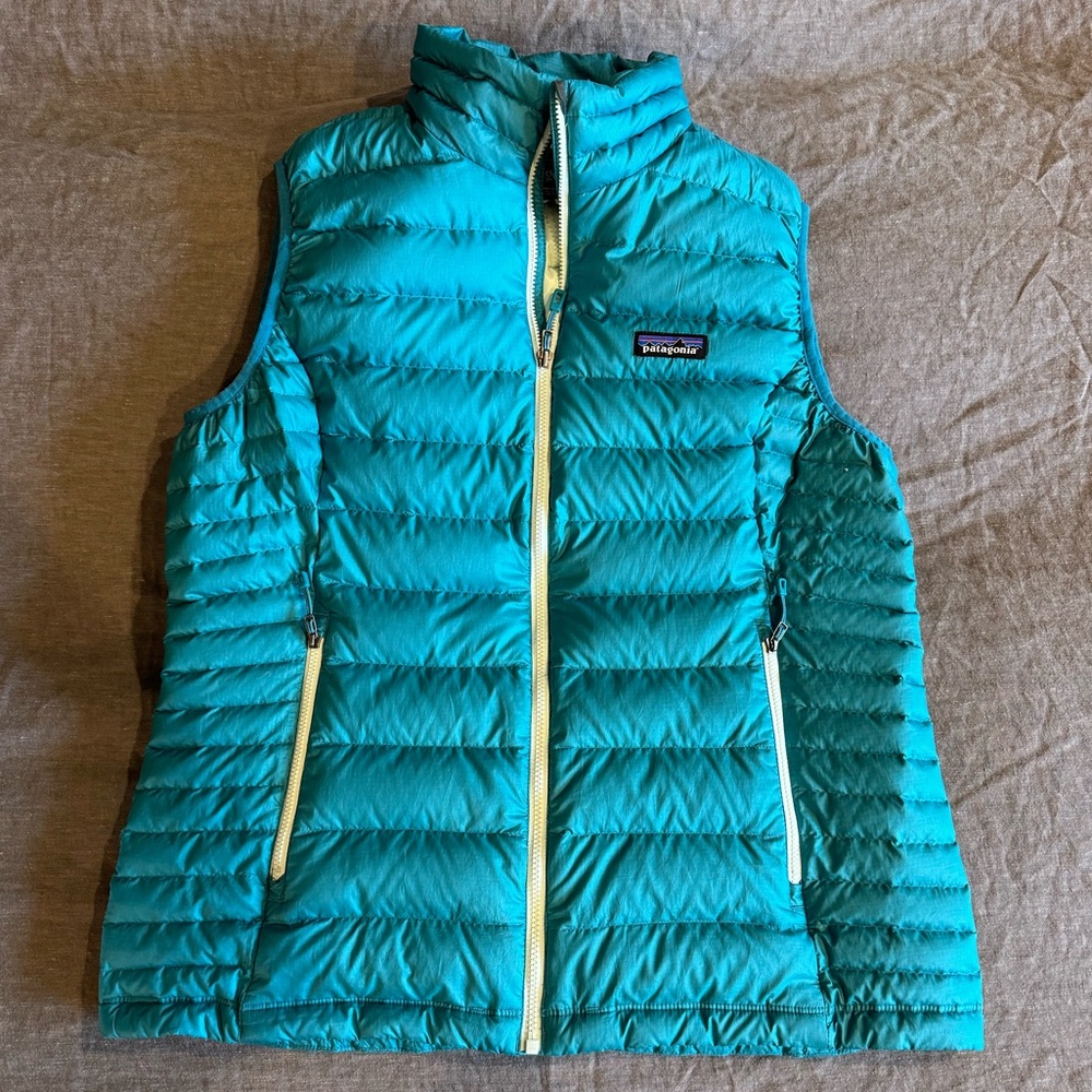 Patagonia Down Sweater Vest Blue Women’s Large
